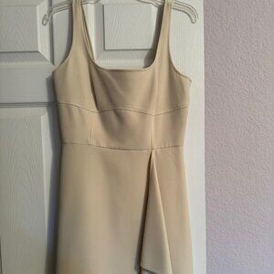 Gianni Bini Mini Dress - Ruffle Style - Cream Color/Lightly Used